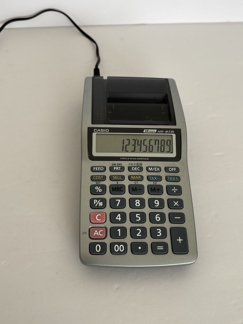 Casio HR-8TM Plus Printing Calculator - TESTED